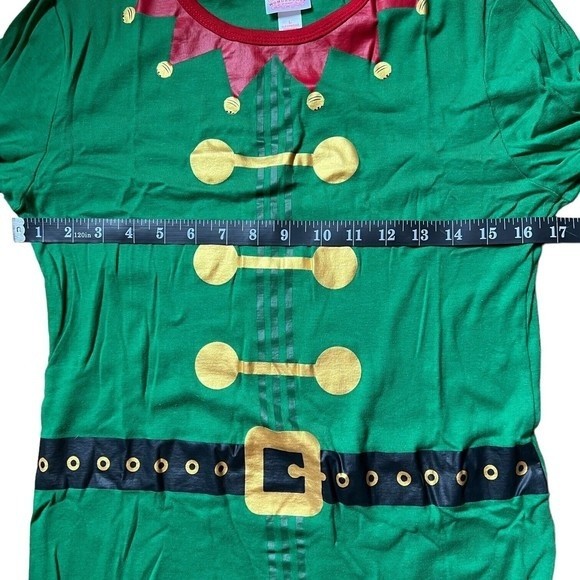 Wondershop Women's Elf Pajama Set Size L 2 Piece Matching Family Christmas PJs - Picture 5 of 8